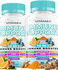 10-In-1 Immune System Support Booster With Elderberry, D3, Selenium, Quercetin, Zinc, Vitamin C, Ginger, Turmeric Curcumin, B6, Echinacea ÃƒÂ¢Ã¢â€šÂ¬Ã¢â‚¬Å“ Natural Immune Defense ÃƒÂ¢Ã¢â€šÂ¬Ã¢â‚¬Å“ Made In Usa (60 Count (Pack Of 2))