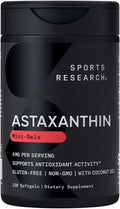 Sports Research Triple Strength Astaxanthin Supplement 6mg 120 Softgels