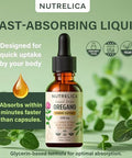 Nutrelica Oregano Oil With Garlic Extract Olive Leaf Black Seed Oil 1200Mg