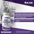 EAS Zinc Lozenges Highly Absorbable with No Fillers or Additives Supports Immune Function Gluten Free Non GMO 100 Lozenges (Orange Flavor)