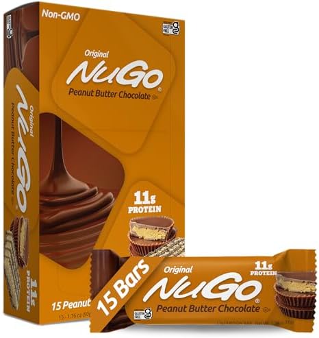 Nugo Protein Bar Orange Smoothie 11G Protein Gluten 15 Count