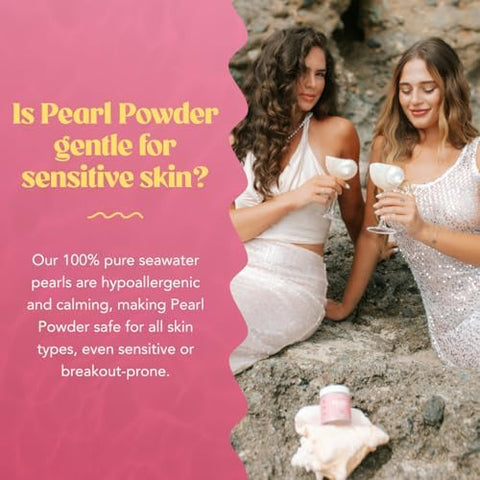 A Superfoods Pearl Powder Dietary And Topical Use Blend Into Drinks Smoothies Or Skincare Natural Source Of Calcium Amino Acids & Minerals Gentle On Sensitive Skin Gluten 1.4 Oz