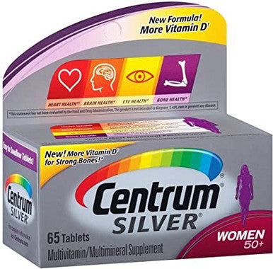 Centrum Silver Women 50+ Multivitamin Tablets 65 Ea
