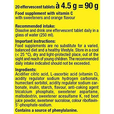 OXI-C Vitamin C 1000mg effervescent 20's tab