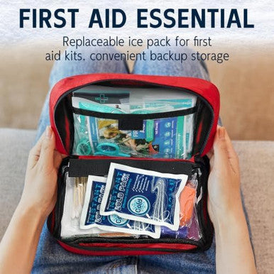 General Medi Instant Ice Cold Pack 4 x 5.5 Disposable Cold Therapy Ice Packs for Pain Relief Swelling Inflammation Sprains Toothache for Athletes and Outdoor Activities