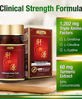 AFC Japan Ultimate Liver Care - Liver Cleanse Detox Formula for Fatty Liver, & Hangover, Amino (L-Ornithine, L-Citrulline, L-Cystine) + Turmeric (95% Curcuminoids), 90s x 3