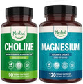 Nested Naturals Choline Bitartrate & Magnesium Glycinate Chelate Stack Relaxation Sleep Support Cognitive Performance (210 Count)