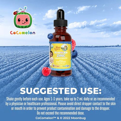 Maryruth's Organics Cocomelon Toddler Liquid Zinc 1 Fl Oz