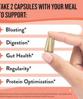 Legendairy Milk Digestive Enzymes For Women Probiotics For Digestive Health Gut Health Supplements Bloating Relief For Women Debloat Gas Relief W/Ginger & Fennel Bloat Baddie 60 Capsules