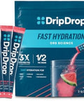 Dripdrop Hydration Packets Fruit Punch Single Serve Electrolytes Powder Drink Mix Nongmo Gluten Vegan 32 Sticks