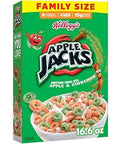 Kellogg's Apple Jacks Breakfast Cereal, Kids Cereal, Family Breakfast, Family Size, Original, 16.6oz Box (1 Box)