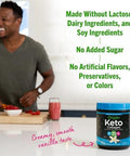 Orgain Keto Collagen Protein Powder Vanilla 10G Grass Fed Hydrolyzed Collagen Peptides For Women & Men Type I & Iii 5G Mct Oil Hair Skin Nail & Joint Support Nongmo Gluten 0.88Lb