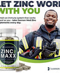 Zinc Supplements - Immunity + Skin + Reproductive Health Minerals - Zinc Chelate Immune Booster For Kids & Adults (2 Pack, Zinc Maxx)