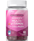 Rite Aid Women'S Multi-Vitamin Collagen Gummies - 60 Gummies, Mixed Berry Flavor, Essential Vitamins For Women