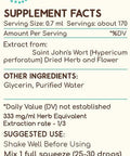 St. John's Wort B120 (2pcs) Alcohol-Free Herbal Extract Tincture, Concentrated Liquid Drops Natural Saint John's Wort (Hypericum Perforatum) Dried Herb (2x4 fl oz)