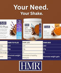 HMR 120 Chocolate & Mocha Shake Meal Replacement Powder | 12g Protein per Serving | Low Calorie Nutritional Drink for Healthy Weight Loss | 12 Servings Each | Delicious Chocolate & Mocha Flavors