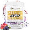 Alpha Lion Superhuman Intra Workout Powder For Men & Women Amino Acids Drink Muscle Recovery Supplement Bcaa Powder Electrolytes & Hydration Mix (42 Servings Watermelon Grape Candy Flavor)