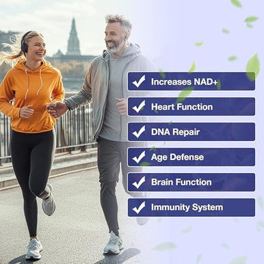 Mila Miamor Nad+ For Cellular Energy & Anti Aging Supplement Boost Focus Vitality 60 Capsules