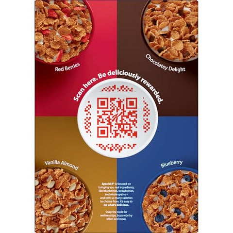 Kellogg's Corn Flakes Breakfast Cereal, Kids Cereal, Family Breakfast, Family Size, Original, 18oz Box (1 Box)