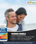 Best Naturals Biotin (Also Called Vitamin B7) 10000 Mcg 365 Tablets (365 Count (Pack Of 1))