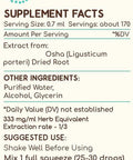 OSHA A120 (2pcs) Alcohol Herbal Extract Tincture, Concentrated Liquid Drops Natural (Bear Root, Indian Parsley, Ligusticum porteri) (2x4 fl oz)