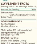 Star Anise A120(2pcs) Alcohol Herbal Extract Tincture, Super-Concentrated Star Anise (Illicium verum) (2x4 fl oz)