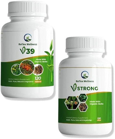 Reflex Wellness V39 and V Strong Combo Herbal Supplement dor Daily use