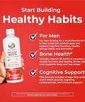 MaryRuth's Multivitamin Liposomal for Men Sugar Free Mens Multivitamin Liquid Vitamins for Men Immune Support Supplement Cognitive Health and Overall Wellness Vegan NonGMO 15.22 Fl Oz