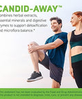 Davinci Labs Candidaway Digestive Gut Health Support Immune System Support With Digestive Enzymes Calcium Magnesium & More 90 Vegetarian Capsules (30 Servings)