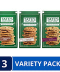 Tate's Bake Shop Variety Pack, Oatmeal Raisin, Chocolate Chip & Chocolate Chip Walnut, 3-7 oz Bags