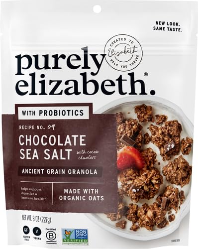 Purely Elizabeth, Cereal Granola Chocolate, 8 Ounce (Pack of 2)