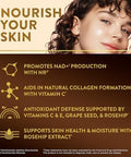 Swisse Plus Nad+ Beauty Restore Clinically Tested Ingredients Nad+ Supplement For Men & Women Supports Collagen Formation, Skin Elasticity & Anti-Aging Supplement 30 Capsules