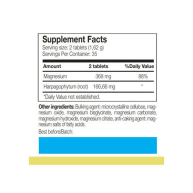 Total Magnesium 5 with Harpago 70 Tablets by Ana Maria Lajusticia - Reduce Tiredness and Fatigue - Improve Nervous System - Gluten Free and Vegan Firendly