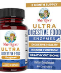 Maryruth'S Maryruth Organics Ultra Digestive Enzymes Capsules Up To 2 Month Supply Supplement For Gut Health Support Digestion & Immune Support With Amylase Lipase & Lactase Vegan 60 Count