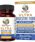 Maryruth'S Maryruth Organics Ultra Digestive Enzymes Capsules Up To 2 Month Supply Supplement For Gut Health Support Digestion & Immune Support With Amylase Lipase & Lactase Vegan 60 Count