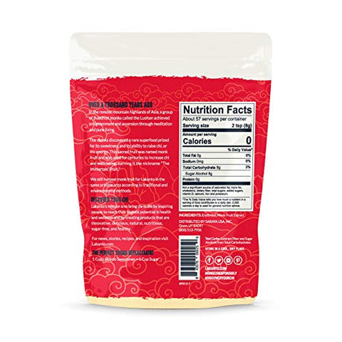 Lakanto Monk Fruit Sweetener with Erythritol Sweetener Pantry Pack - Classic, Golden, Baking, Powdered, Brown, Sugar Substitutes