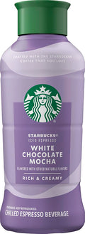 Starbucks Iced Espresso Vanilla Latte Coffee, 40 Fl Oz Bottle, Naturally Flavored Chilled Espresso Beverage