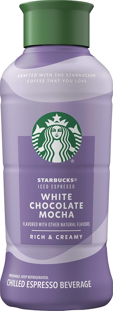 Starbucks Iced Espresso Vanilla Latte Coffee, 40 Fl Oz Bottle, Naturally Flavored Chilled Espresso Beverage