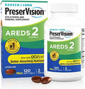 Preservision Areds 2 Eye Vitamin & Mineral Supplement With Ocusorb 120 Vegan Soft Gels Contains Lutein Zeaxanthin Vitamin C & E Zinc & Copper Eye Health Supplements For Adults