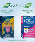 Nature'S Way Fortify Optima Probiotic For Women Ultra Potency Probiotic For Vaginal Health 90 Billion Live Cultures Supports Digestive Balance And Immune Health 30 Capsules (Packaging May Vary)