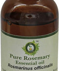 R V Essential Pure Rosemary Essential Oil 10ml (0.338oz)- Rosmarinus Officinalis (100% Pure and Natural Therapeutic Grade)