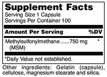 Douglas Labs, MSM, Fundamental Sulfur, 100 caps