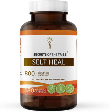 Secrets of the Tribe Self Heal 120 Capsules, 800 mg, Self Heal (Heal All, Prunella vulgaris) Dried Herb (120 Capsules)