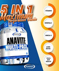 Gaspari Nutrition Anavite Full Spectrum Multivitamin Packs Anavite Multivitamins Cla Omega 3S Proven Gut And Proven Liver Detox All In 1 (30 Servings 5 In 1 Multivitamin Pack)