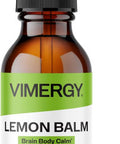 Vimergy USDA Organic Lemon Balm Tincture Herbal Supplement Can be Used in Tea Non GMO Alcohol Free
