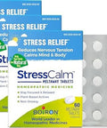 Boiron Stresscalm Dissolvable Tablets For Relief Of Stress Anxiousness Nervousness Irritability And Fatigue 60 Count (Pack Of 3)