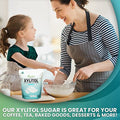 Durelife Organic 100% Pure Monk Fruit sweetener, No Erythritol, Monkfruit Extract Powder 10 OZ and DureLife XYLITOL Sugar Substitute 1 LB (16 OZ) Made From 100% Pure Birch Xylitol NON GMO