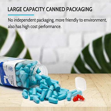 Lysian Ultra Soft Foam Ear Plugs 60 Pair Lake Blue And 100 Pair Foam Slim Ear Plugs For Sleeping Shooting Working Reading