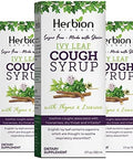 Naturals Ivy Leaf Cough Syrup With Thyme And Licorice 5 Fl Oz Soothes Throat For Adults Kids 13 Months And Above Sugar With Stevia Pack Of 3