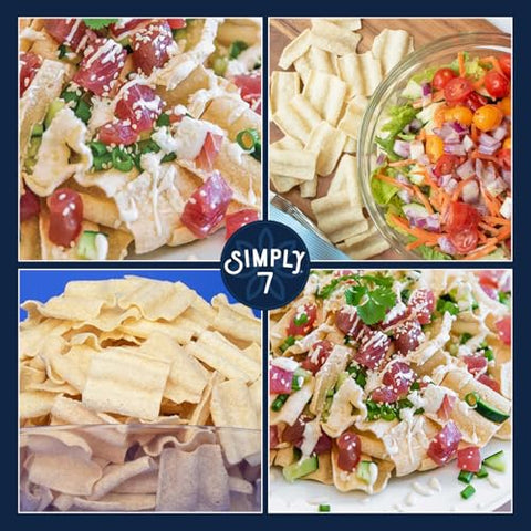 Simply 7 Quinoa Chips Sea Salt 3.5oz (Pack of 4) GlutenFree Vegan Snack PlantBased Crunchy Chips NonGMO Low Calorie NutFree Healthy Vegetable Snack Alternative
